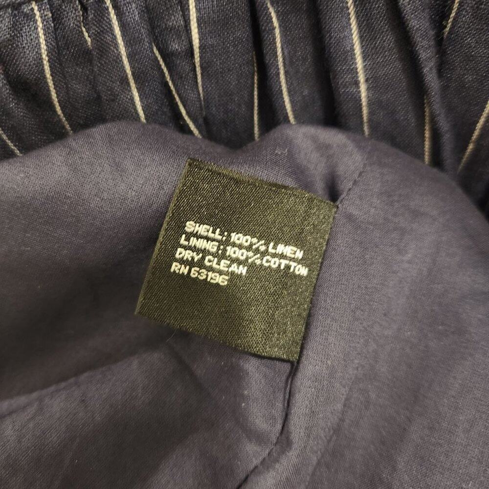 Ivy & Blu Edmund Pinstripe Linen dress - Size6 - Picture 6 of 7